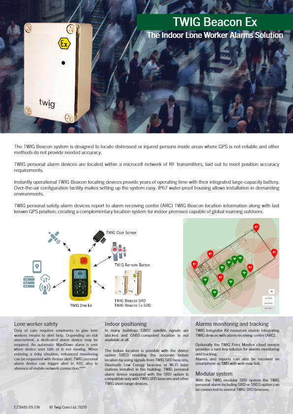 TWIG Beacon Ex Datasheet EZ3445-EN