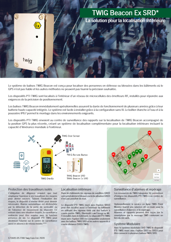 TWIG Beacon Ex Fiche technique EZ3445-FR