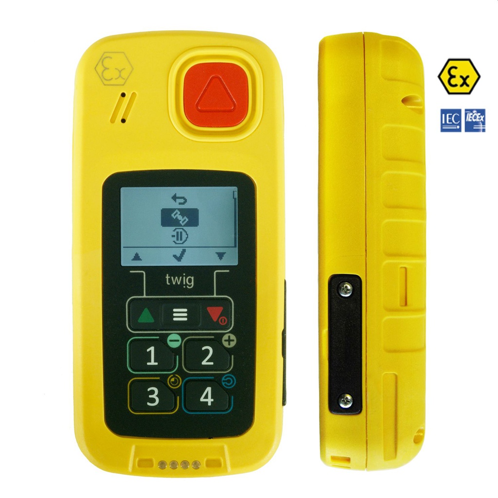 TWIG One Ex front and side with ATEX and IECEx logo 1500x1500px