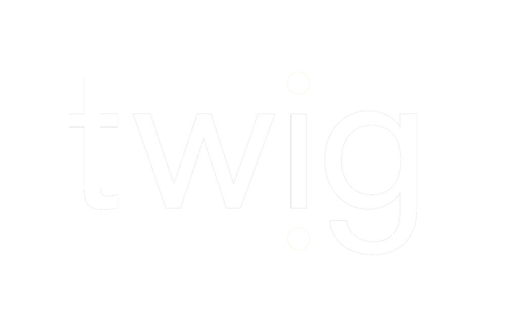 TWIG logo white